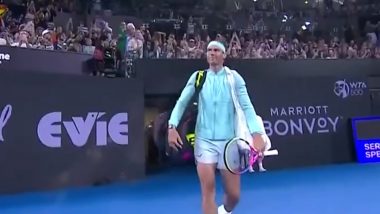 Rafael Nadal Receives Grand Welcome At Brisbane International 2024 After Year-Long Absence (Watch Video)