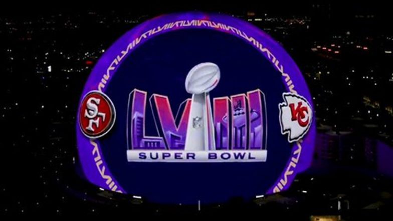 Super Bowl 2024 Free Live Streaming Online and India Telecast: Watch NFL Super Bowl LVIII Kansas City Chiefs vs San Francisco 49ers American Football Match in IST