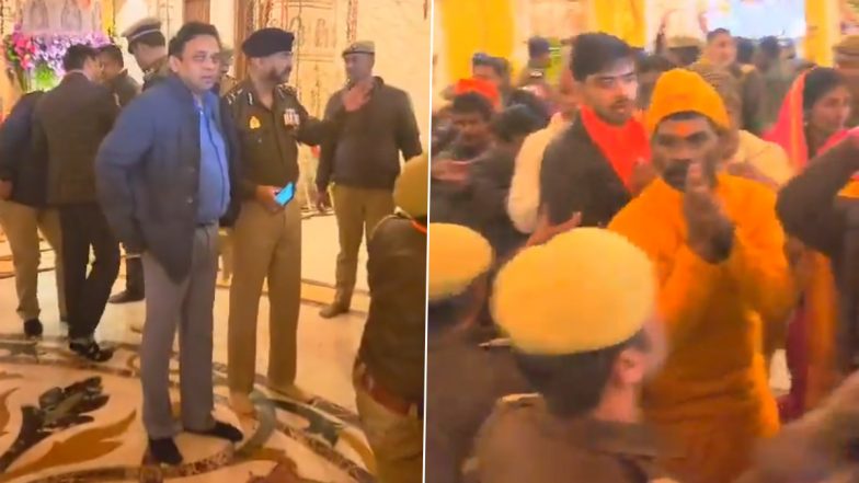 Ram Mandir Inaugurated: Devotees Take Darshan of Ram Lalla in Ayodhya on First Day Post Pran Pratishtha Ceremony (Watch Video)