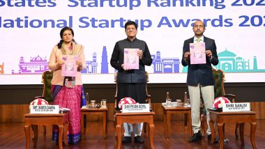 National Startup Day 2024: Gujarat, Karnataka, Kerala and Tamil Nadu Ranked As Best Performing States at Startups Awards Function in Delhi