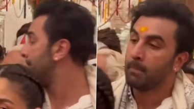 Ranbir Kapoor and Alia Bhatt Join Devotees in Crowd for ‘Ram Lalla’ Darshan in Ayodhya After Temple Consecration Ceremony (Watch Video)