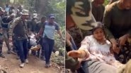 Mumbai Police Quick Response Team Recruits Rescue Injured Woman Trekker At Karnala Fort (Watch Video)