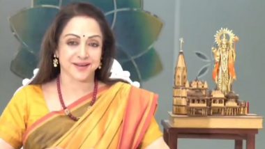 Hema Malini to Present Ramayana Based Dance on Ram Mandir Consecration Day in Ayodhya (Watch Video)