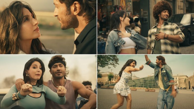 Crakk Song 'Dil Jhoom': Vidyut Jammwal and Nora Fatehi Crack the Sizzle Code in This Romantic Track (Watch Video)