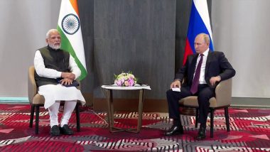 PM Narendra Modi Speaks to Russian President Vladimir Putin; Says Dialogue, Diplomacy Way Forward in Russia-Ukraine Conflict