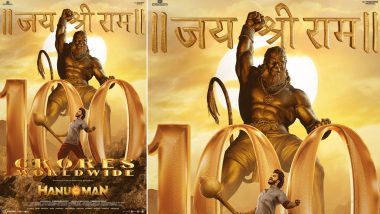 HanuMan Box Office Collection Day 4: Tejja Sajja’s Superhero Flick Crosses Rs 100 Crore Mark Worldwide, Director Prasanth Varma Posts, ‘My First Century in Films’!