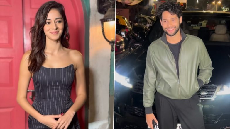 Ananya Panday and Siddhant Chaturvedi Arrive at Kho Gaye Hum Kahan's Success Party in Style (See Videos)