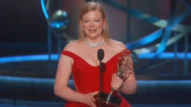 75th Emmys: Succession’s Sarah Snook Dedicates Her Outstanding Lead Actress in Drama Series Award Win to Her Baby Girl, Says, ‘It’s All for You’ (Watch Video)