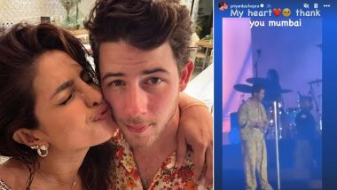 Priyanka Chopra Reacts to Fans Calling Hubby Nick Jonas ‘Jiju’ at Lollapalooza 2024 in Mumbai, Says ‘Thank You Mumbai’ (View Pic)