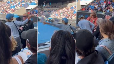 Australian Open 2024: Alexander Zverev vs Cameron Norrie Match Briefly Delayed After 'Pro Palestine' Protestor Throws Papers on Tennis Court