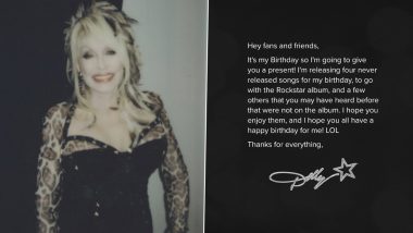 Dolly Parton Surprises Fans with New Music on Her 78th Birthday (See Pic)