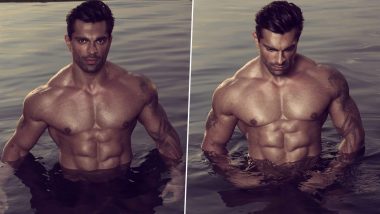 Fighter: Karan Singh Grover Flaunts His Chiselled Abs and Ripped Physique in Latest Pics; Fans Say ‘Hrithik Roshan Ko Competition Milega’ (See Post)