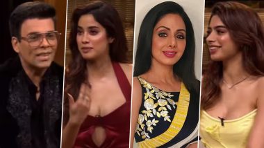 Koffee With Karan 8: Karan Johar Recalls His First Meeting With Sri Devi, Tells Janhvi and Khushi ‘I Was Madly in Love With Your Mother’