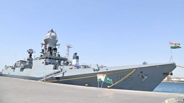 Indian Navy Warship Reaches Hijacked Vessel MV Lila Norfolk off Somalia Coast, Issues Warning to Pirates