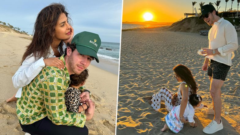 Priyanka Chopra Gives a Glimpse of Her Blissful New Year Holiday With Hubby Nick Jonas and Daughter Malti Marrie (View Pics & Watch Videos)