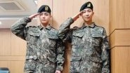 BTS' RM Reveals New Photos With Kim Taehyung As Military Trainees, Captions the Post &lsquo;Loyalty&rsquo; (View Pics)