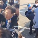 South Korea’s Opposition Leader Lee Jae-Myung Stabbed in Neck During Visit to Busan, Attacker Arrested (Watch Video)