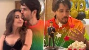 Kiara Advani and Sidharth Malhotra Share a Passionate KISS on Actor&rsquo;s 39th Birthday; Actress Drops Sweet Glimpses From Late-Night Celebrations (View Pic)