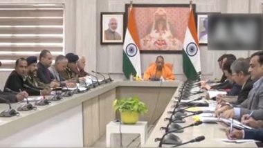 Ram Mandir Consecration Ceremony: Uttar Pradesh CM Yogi Adityanath Holds Meeting With Officials Ahead of Ayodhya Temple Inauguration