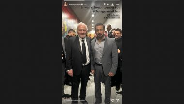 Anthony Hopkins Shares Photo With Salman Khan at Joy Awards in Saudi Arabia, Says ‘It Was an Honour To Meet You’ (View Pic)