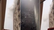 Fire at DRDO Office: Blaze Erupts at Defence Research and Development Organisation Office in Delhi, No Casualty Reported (Watch Video)