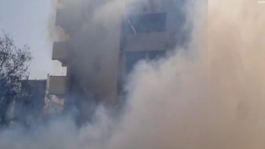 Hyderabad Fire: Blaze Erupts at Under-Construction Building in Gajularamaram, No Casualties Reported