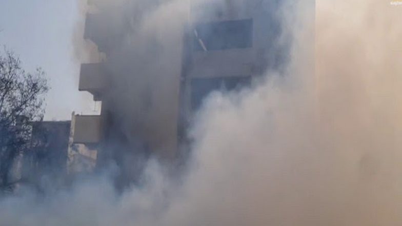 Hyderabad Fire: Blaze Erupts at Under-Construction Building in Gajularamaram, No Casualties Reported