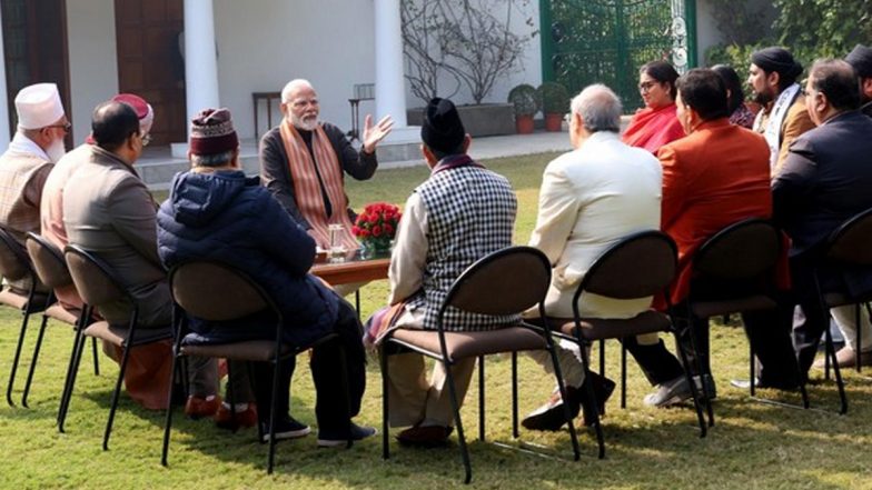 Muslim Community Delegation Requests PM Narendra Modi for Setting Up ‘Sufi Circuit’ in Country