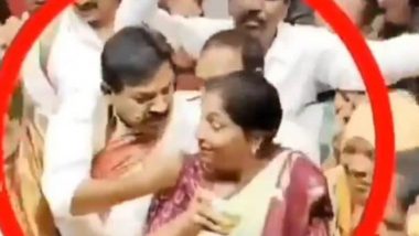 Telangana Congress MLA Kavvampally Satyanarayana Faces Flak for Inappropriate Behaviour With Woman at New Year 2024 Event