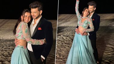 Tejasswi Prakash-Karan Kundrra Spread Love in the Air As They Pose Together in Goa (View Pics)