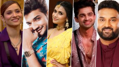 Bigg Boss 17 Top 5 Finalists: Ankita Lokhande, Munawar Faruqui, Mannara Chopra, Abhishek Kumar and Arun Mahshetty Battle for the Trophy!