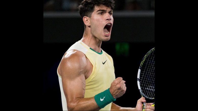 Miomir Kecmanovic vs Carlos Alcaraz, Australian Open 2024 Free Live Streaming Online: How To Watch Live TV Telecast of Aus Open Men’s Singles Fourth Round Tennis Match?