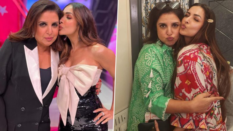 Farah Khan Birthday: Malaika Arora Drops Throwback Photos To Wish Her BFF, Playfully Calls Her ‘Kameeni’ (See Post)