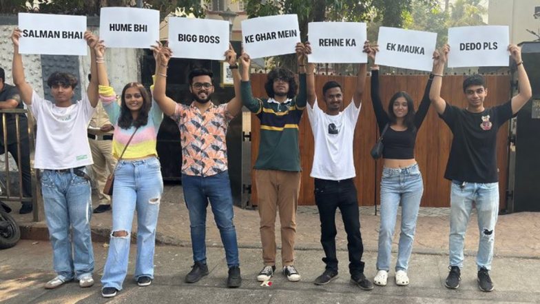 Elvish Yadav Shares Photo of Fans Standing Outside Salman Khan’s House Requesting Entry Inside Bigg Boss (See Post)