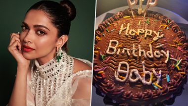 Deepika Padukone Shares Photo of Her 38th Birthday Cake, Writes ‘Thank You for All the Love’ (View Pic)
