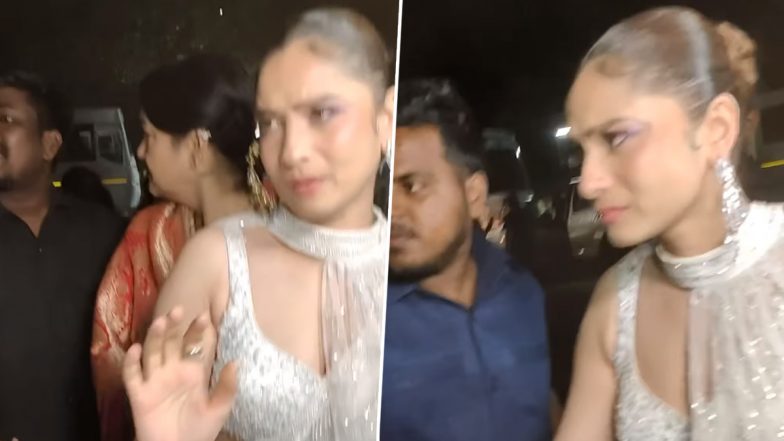 Ankita Lokhande Gets Uncomfortable As Paps Click Pavitra Rishta Actress After Her Bigg Boss 17 Defeat (Watch Video)