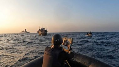 Indian Navy Continues To Monitor Maritime Security in North and Central Arabian Sea (See Pics and Video)