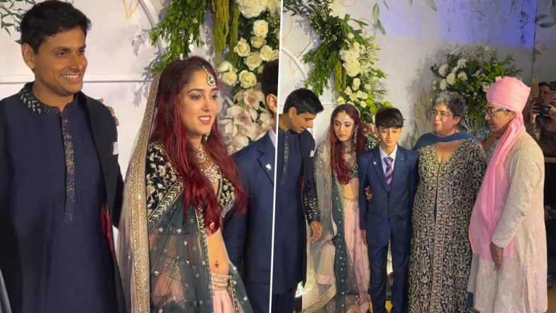 Ira Khan-Nupur Shikhare Married! Newlyweds Look Adorable As They Pose With Their Families in Traditional Attire (Watch Videos)