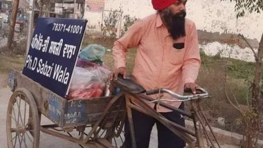Punjab: Former University Professor With Four Masters Degree Takes to Streets To Sell Vegetable As ‘PhD Sabzi Wala’; Video Goes Viral