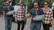 Saif Ali Khan Discharged From Hospital Post Successful Tricep Surgery, Actor Returns Home With Wife Kareena Kapoor &ndash; Watch Video
