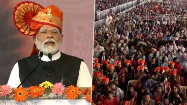 'Man Who Filled India With New Energy’: PM Narendra Modi Hails Swami Vivekanand While Addressing Rashtriya Yuva Mahotsav in Nashik (Watch Videos)