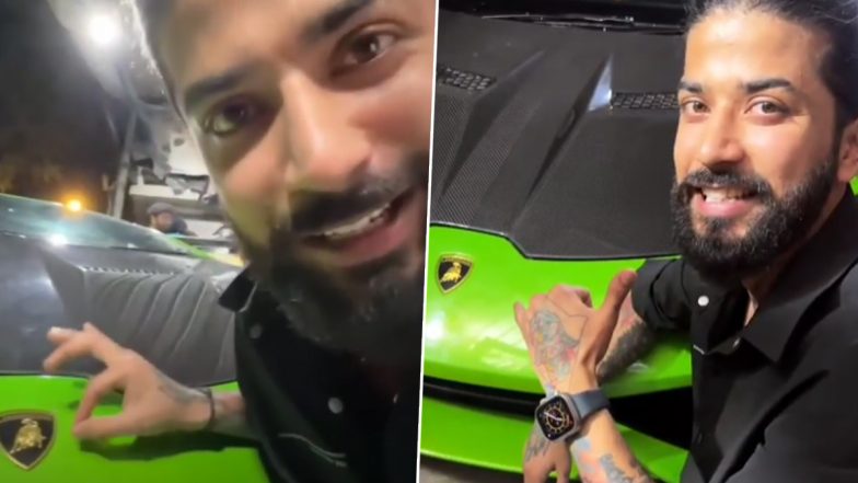 Bigg Boss 17 Fame UK07 Rider Aka Anurag Dobhal Buys Swanky Lamborghini Huracan Worth Rs 5 Crore (Watch Video)