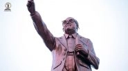 Andhra Pradesh Government Unveils 206-Foot Statue of Dr BR Ambedkar in Vijayawada; It Is &lsquo;Statue of Social Justice&rsquo;, Says CM YS Jagan Mohan Reddy (Watch Video)