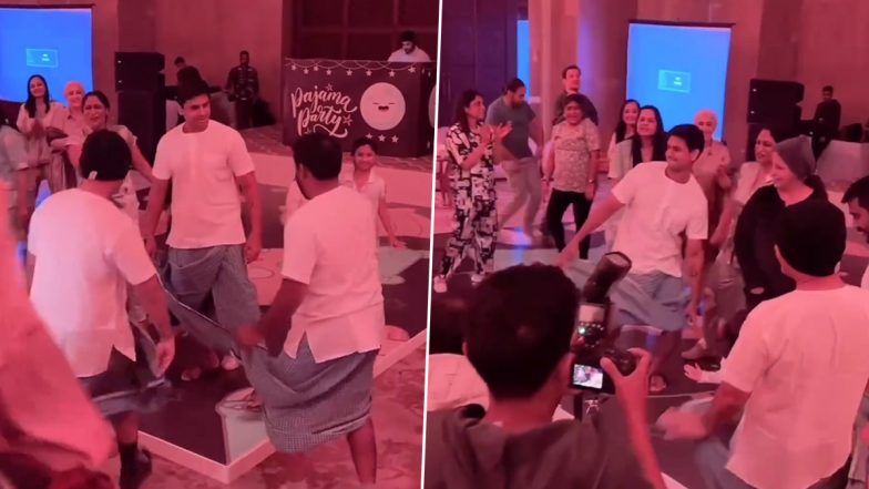 Ira Khan-Nupur Shikhare Udaipur WEDDING: Couple Dances Their Heart Out to Shah Rukh Khan’s Song ‘Lungi Dance’ at Their Pyjama Party – Watch Video