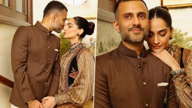 Sonam Kapoor Drops Loved-Up Photos With Hubby Anand Ahuja As She Shares a Glimpse of Their ‘Dapper Date’, Calls Him ‘Perfect Gentleman’ (View Post)