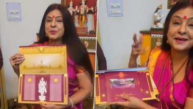 Singer Malini Awasthi Talks About Placement of Lord Ram Idol Inside Ayodhya Ram Temple’s Sanctum Sanctorum: ’This Is a Historic Event for Everyone'