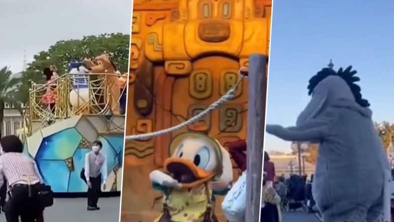 Japan Earthquake: Disneyland Performers in Daisy, Goofy, Donald, and Minnie Mouse Costume Comfort Frightened Visitors During Tremors, Video Surfaces