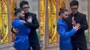 Koffee With Karan 8 FINALE: Orhan Awatramani aka Orry Leaves Karan Johar in Splits While Teaching the Host His Trademark Pose (Watch Video)