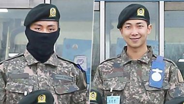 BTS’ Kim Taehyung and Kim Namjoon’s Latest Military Training Photos Surface Online (View Pics)