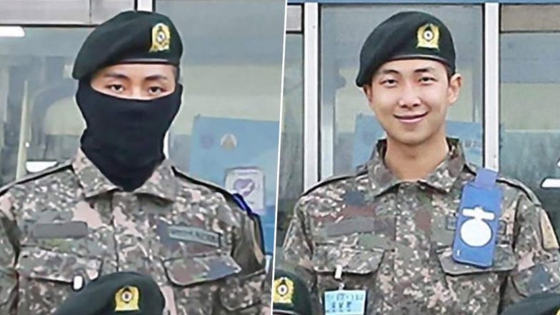 BTS’ Kim Taehyung and Kim Namjoon’s Latest Military Training Photos Surface Online (View Pics)